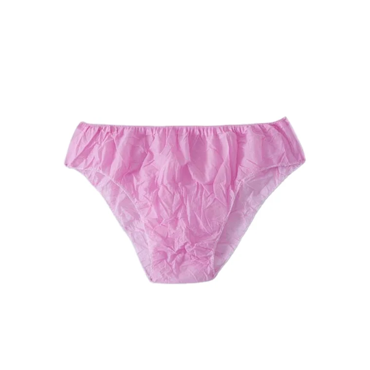 high quality spa use disposable underwear multicolor one time use women panty