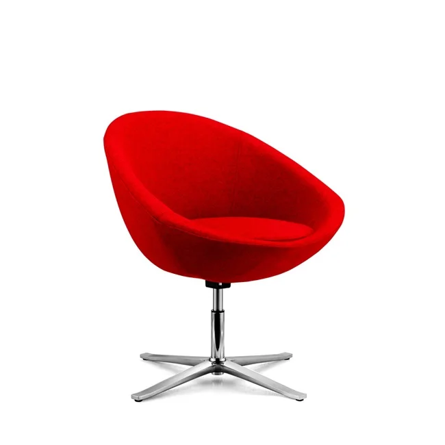 
Modern Polished Legs Soft Commercial Leisure Rotate Chair in Waiting Area 