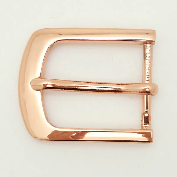 Zinc Alloy Nice Polishing Perfect Plating Rose Gold Color Belt Buckle Pin Buckle for Women Straps
