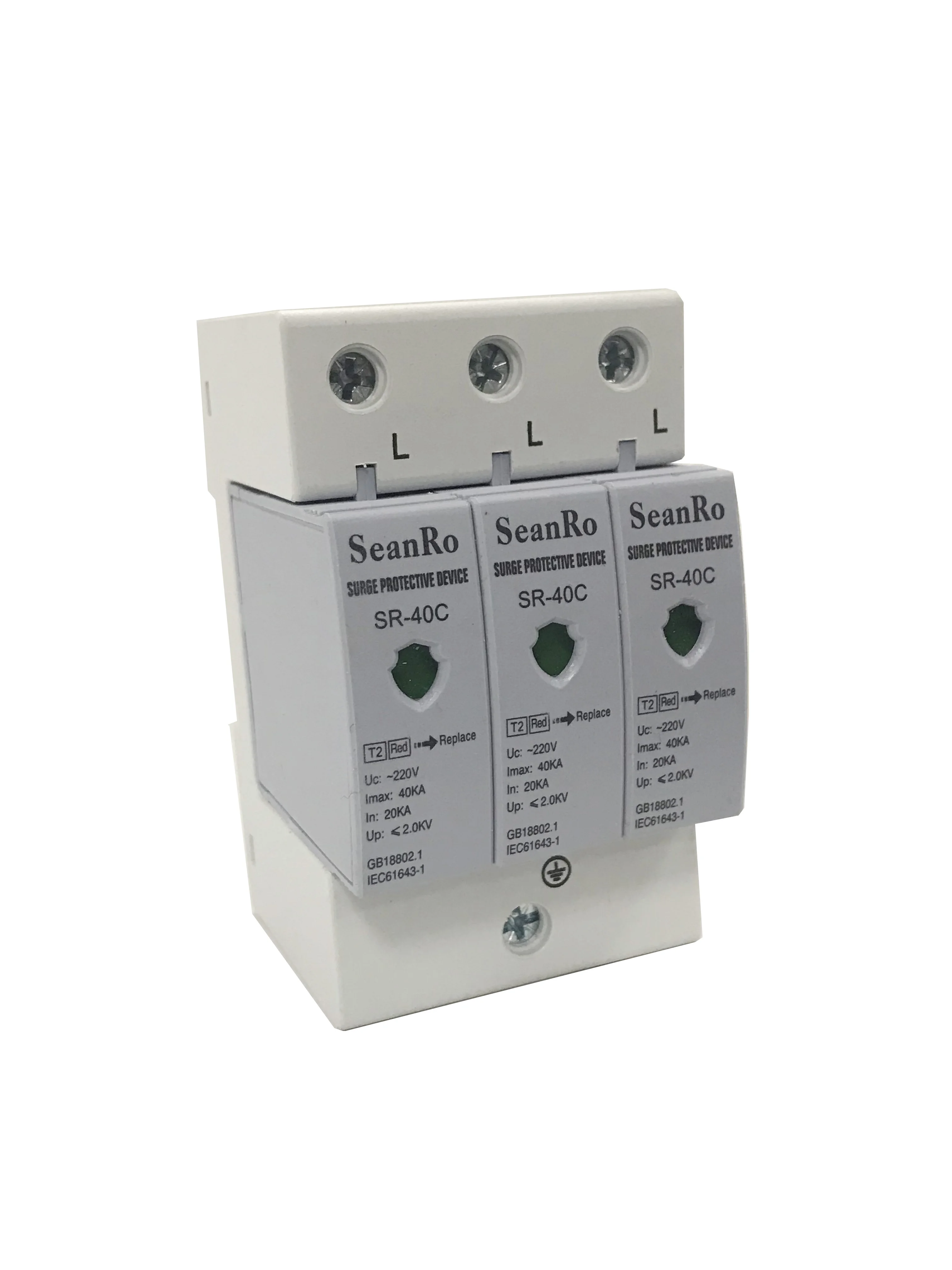 Устройство защиты от перенапряжения SeanRo AC SPD 1P 2P 3P 4P