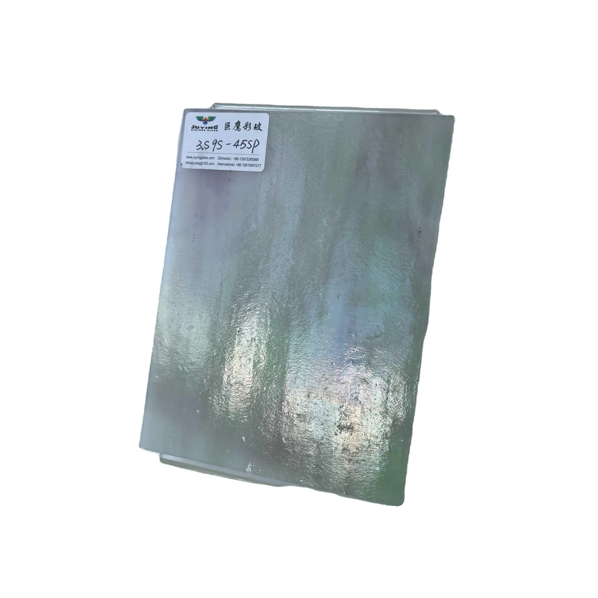 Good quality stained glass Purple Plum 3mm mica sheet opalsecent art decorative glass for wall/window/lamps