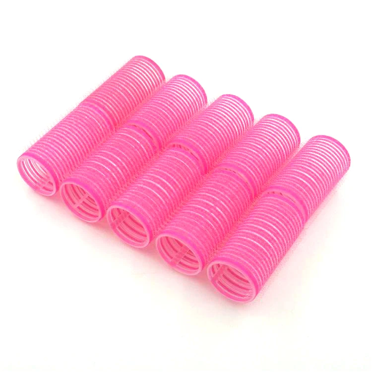 12pcs Magic Plastic 33mm medium Size Easy Self Holding Hair Rollers