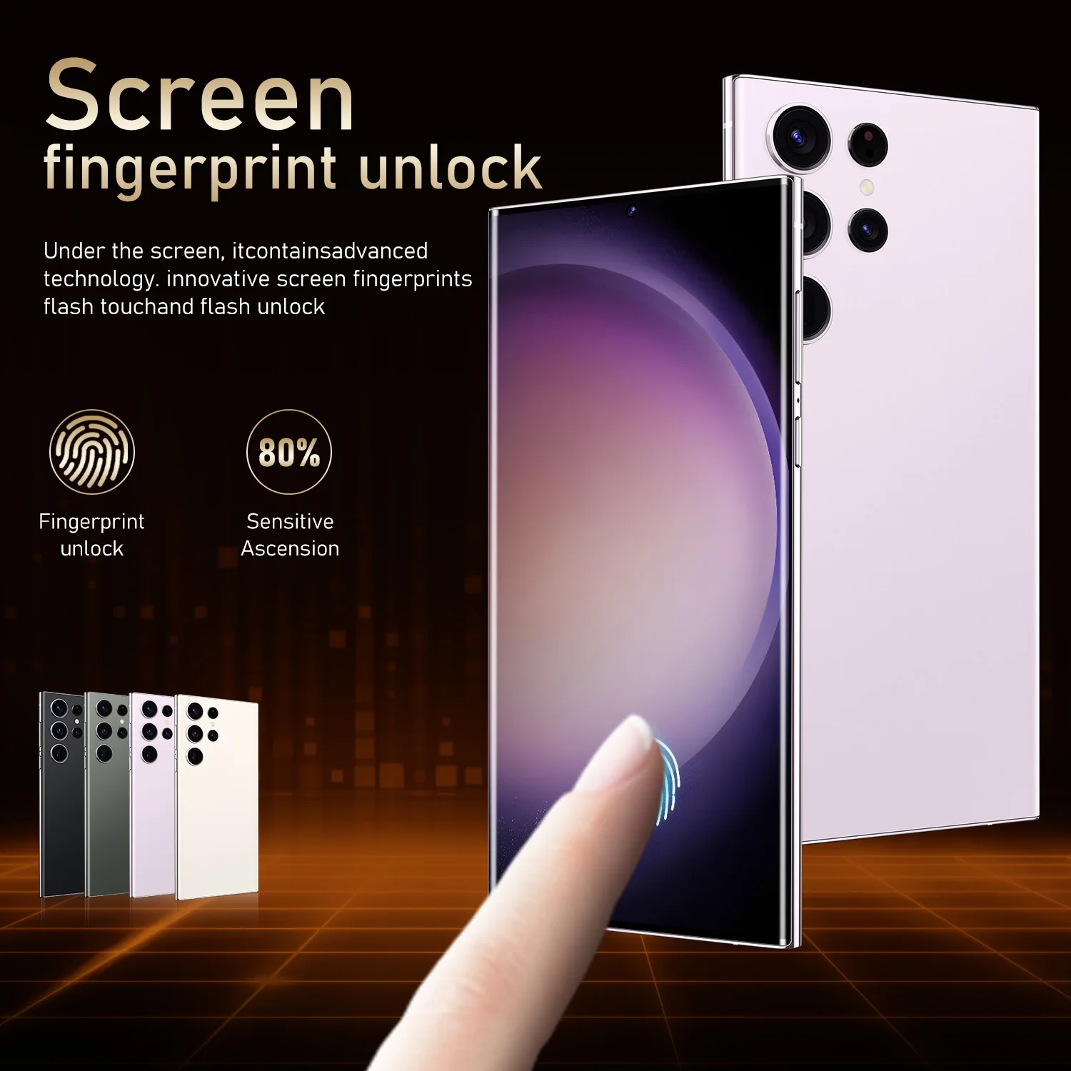 Hot Selling PHONE S23 Ultra Original Unlock 16GB+1TB 72+108MP Double Sim Card 6800mAh Celular Smart 5G Mobile Phones