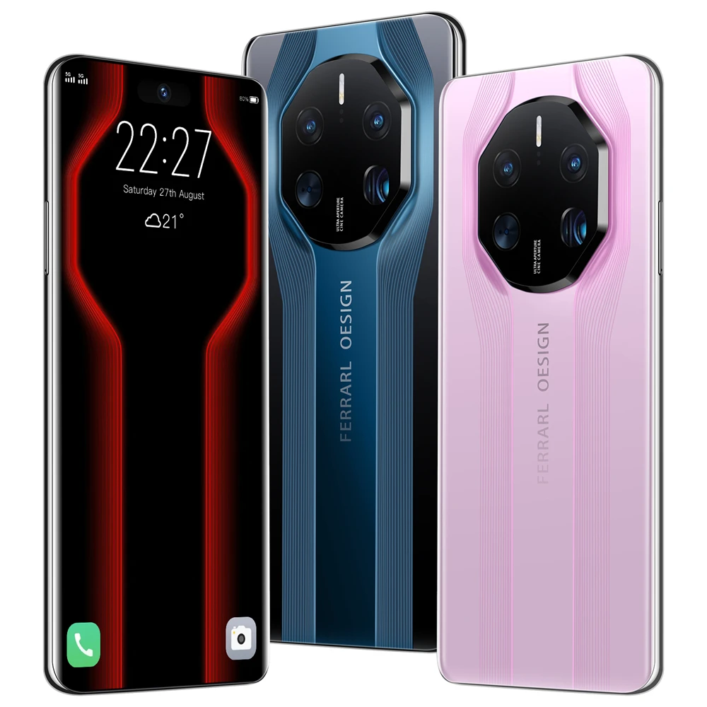 Wholesale Original mate50 rs 7.2inch tecno camon 16+512gb   8000mah infinx mobile phones