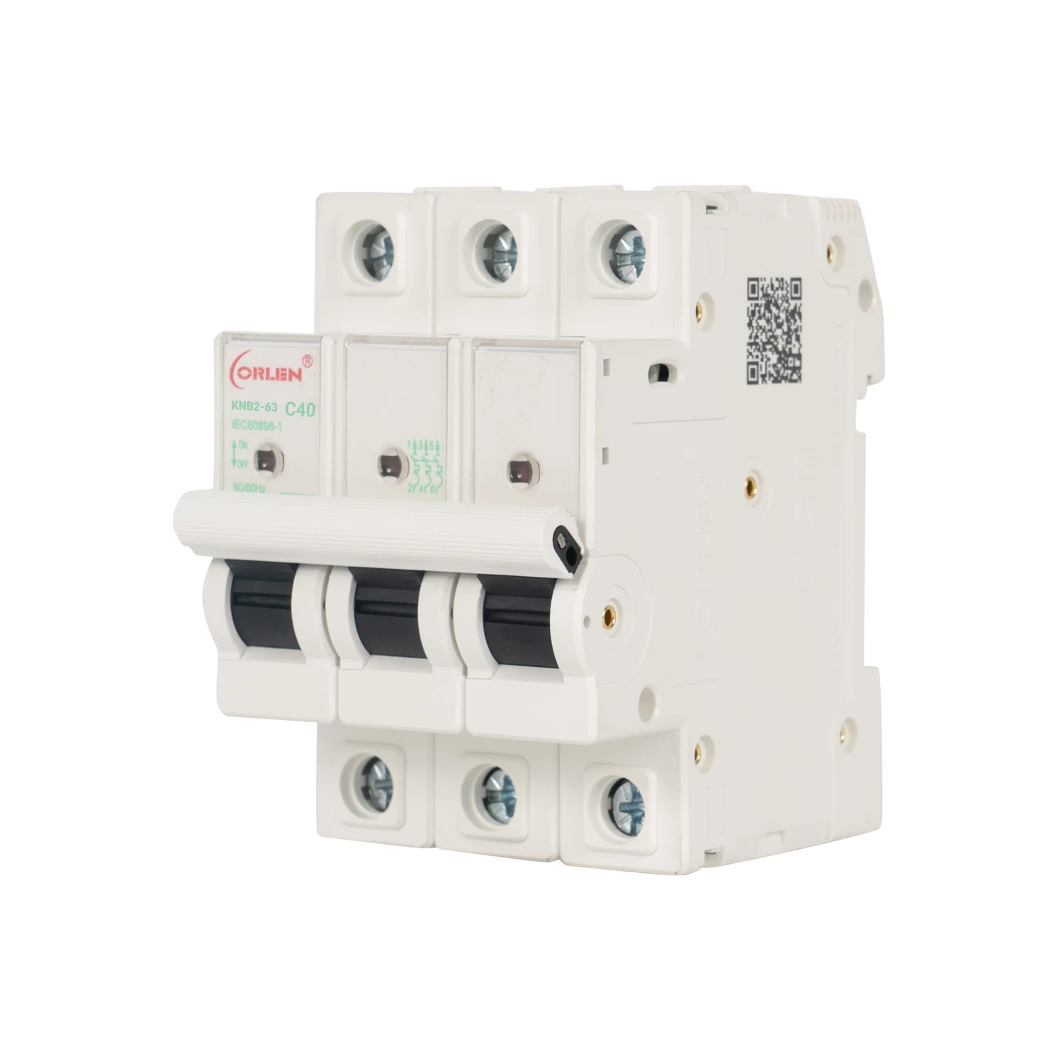 10kA MCB 3P 6-63A C65 Miniature Mini MCB Circuit Breaker  with CE, CB, Semko