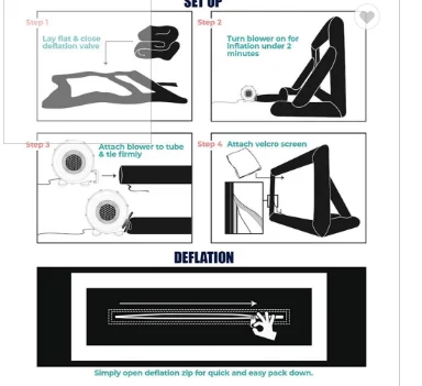 inflatable outdoor projection screen car movie screen