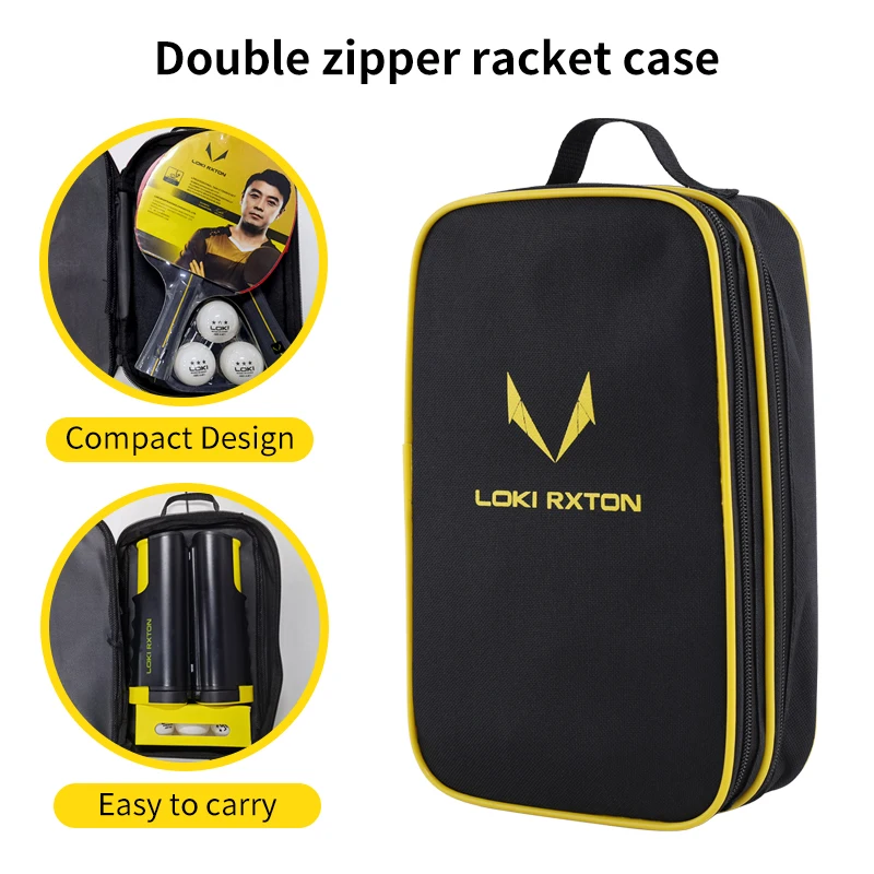 Loki Rxton Cheaper 7Ply High Quality ITTF Rubber Certification Table Tennis Racket Set With Six Ping Pong Balls And A Net