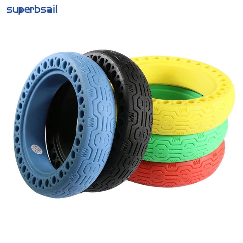 Шина Superbsail 9*2 дюйма Электрический скутер сотовый амортизатор демпфирующая красная шина прочная резиновая для E22 E25