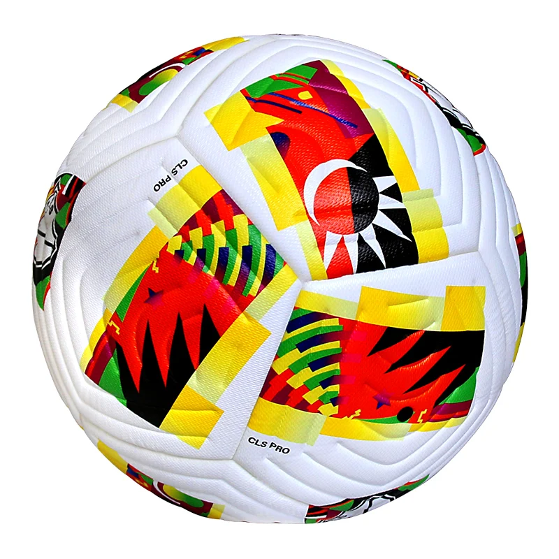 Aiju koptok Professional Soccer Ball 4 size High Quality Leather Training Football  Customized Futbol Size 5 origin football