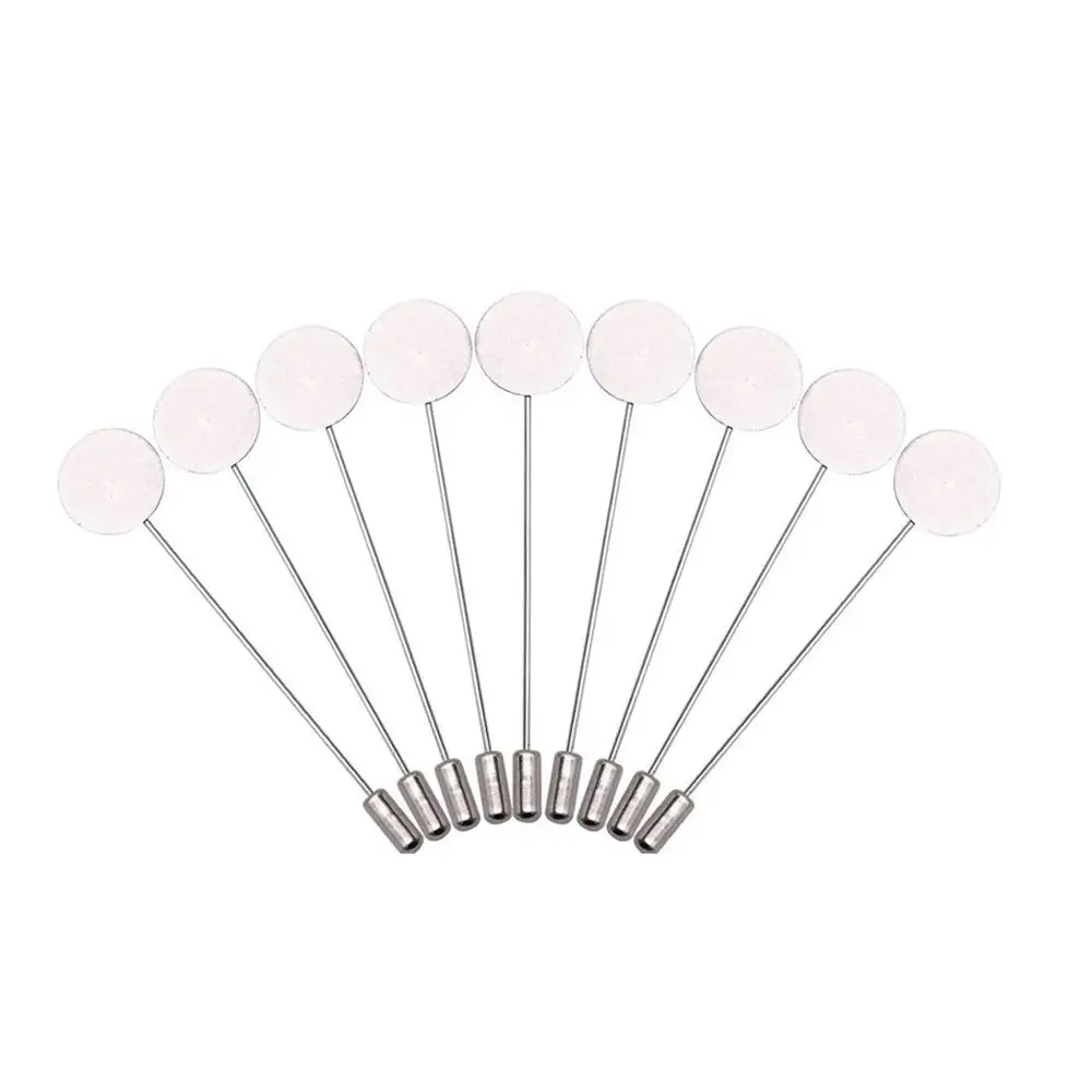 Blank Stick brooch lapel Pin with Pad