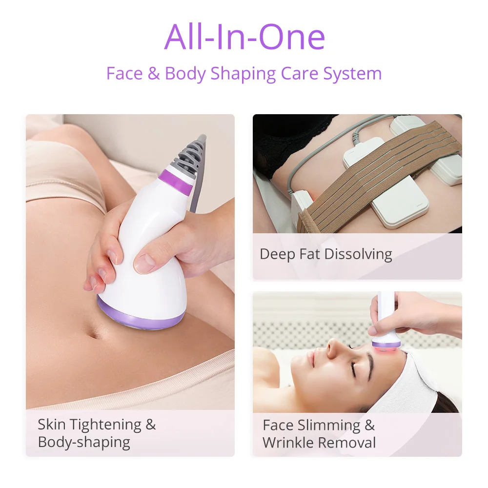 Mychway Radio Frequency Body Contouring Equipment Fat Sculpting S Shape 30k Cavitations Machine With 160MW