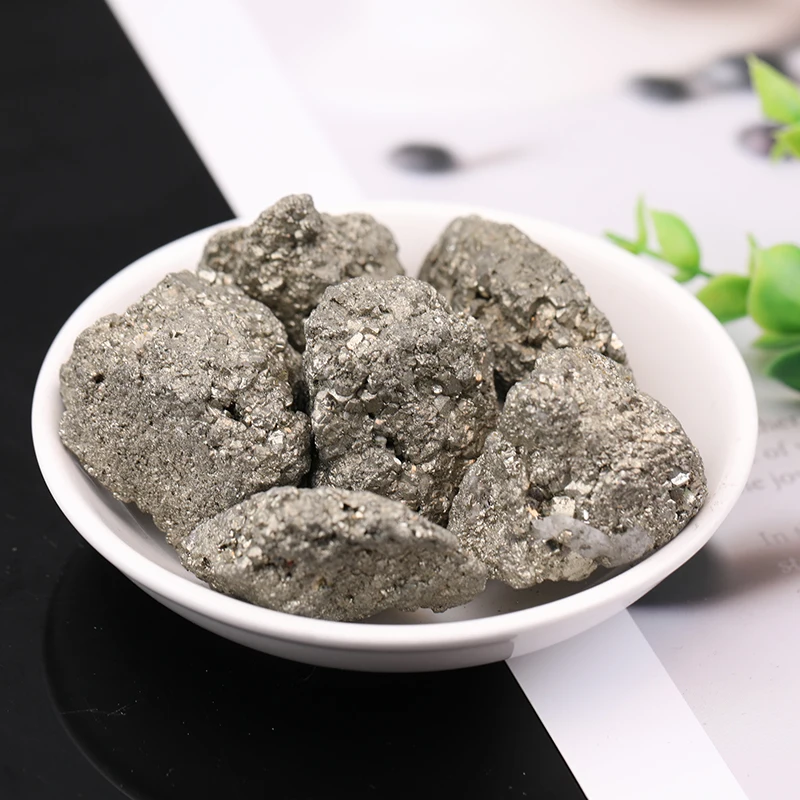 Factory wholesale Spirit chakra coarse pyrite raw stone rough stone treatment rough gem home decor