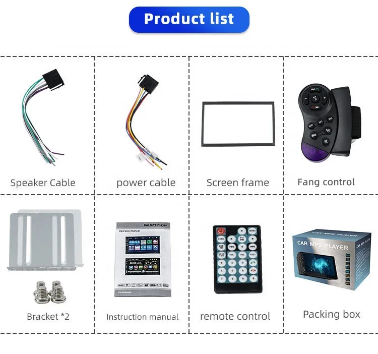 Double Din Car Stereo - In Dash Receiver with Navigation Touchscreen CD DVD Player Android System LCD Monitor Screen