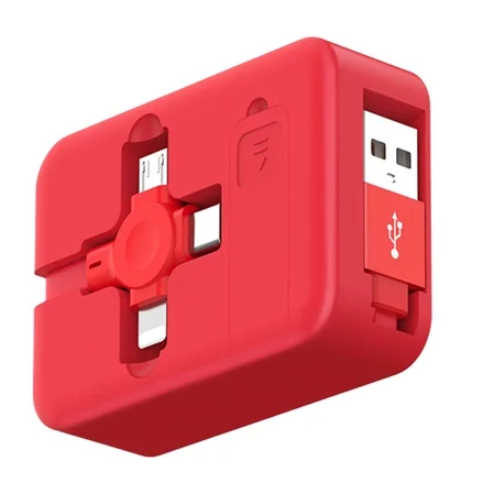 Free Sample Retractable Flat 3 in1 USB Type C Micro Mini fast Charging Cable for iPhone 12 11 Pro with Phone Stand Charger Cable