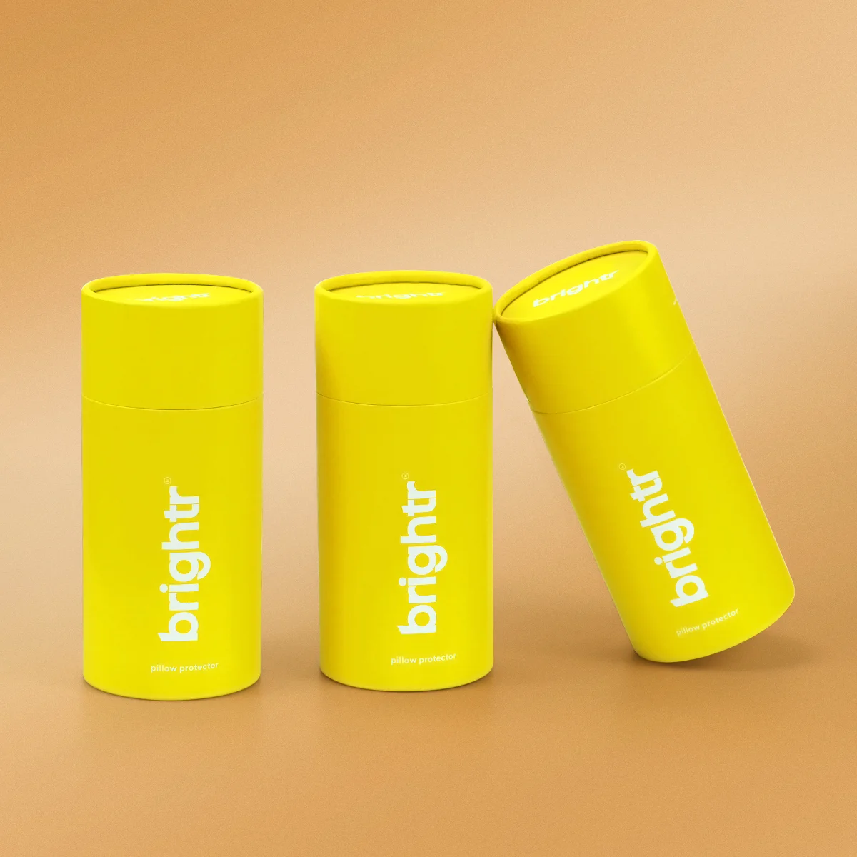 Custom logo recyclable natural brown kraft cardboard packaging T-shirt clothing pillow case cylinder paper tube