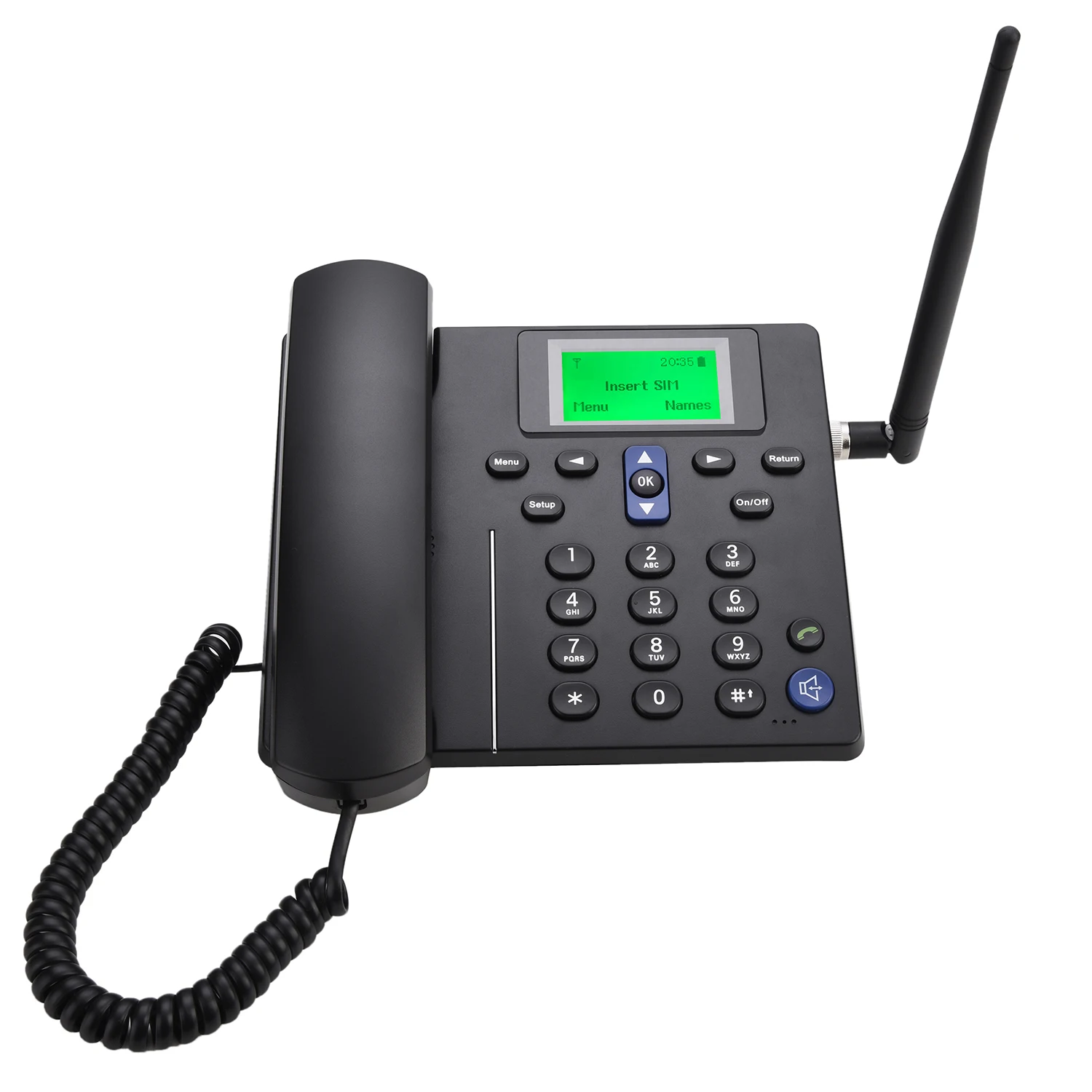 Dual Sim Card Fm Radio Gsm Wireless Fixed Phone Gsm Landline Phone