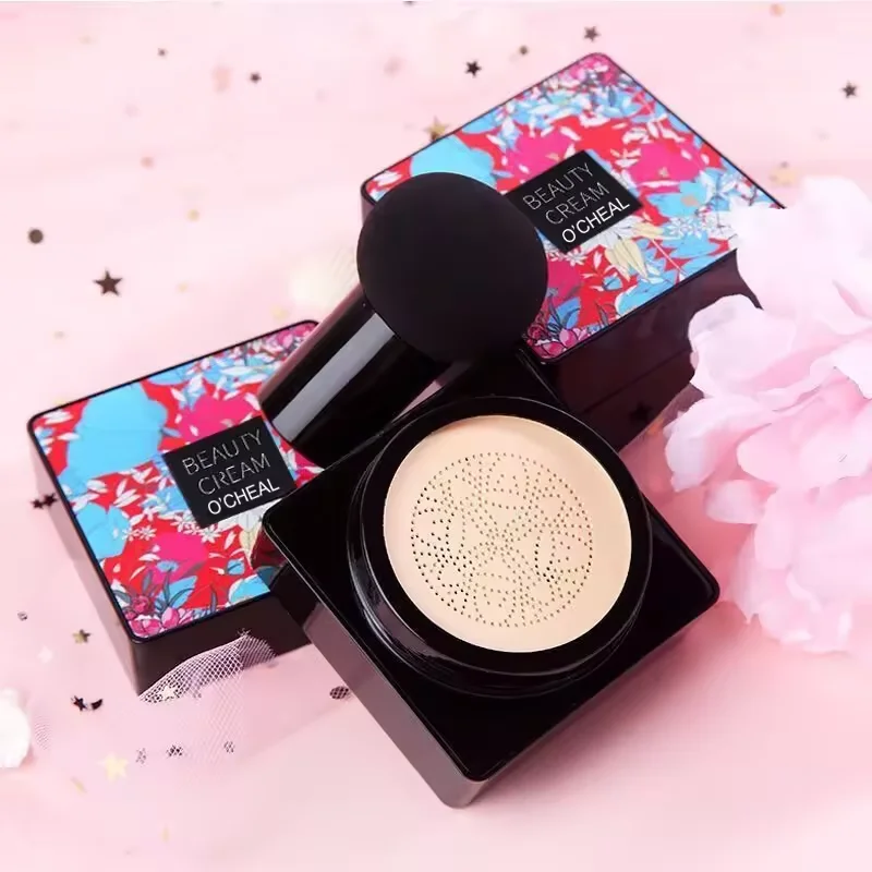 High Quality Air Cushion CC Cream Mushroom Head Foundation For Women Makeup natural nude makeup foundation Primer