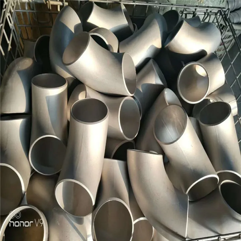 Sanitary Stainless /carbon Steel SS304 Welded 45 Degree 90degree Short Elbow