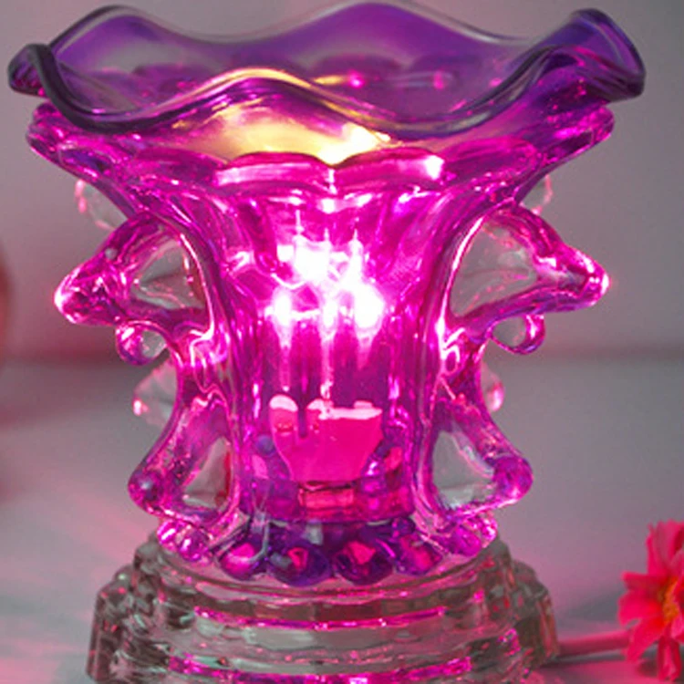 Manufacture Wholesale Electric Crystal Oil Burners Multifunction Fragrance Lamp