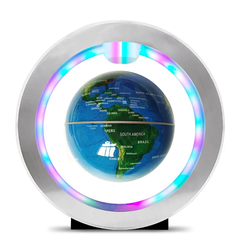 
O-shaped maglev globe glowing office decoration creative home creative maglev gift 