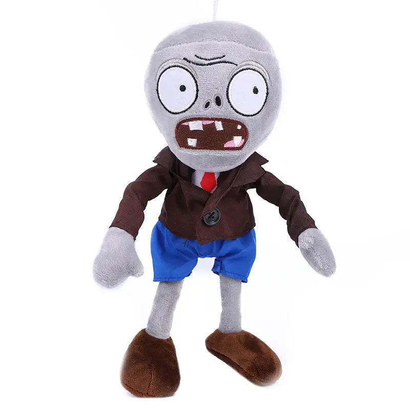 30cm Cute Soft Kids Doll Zombies vs Plants Stuffed Plush Toy Birthday Gift Mesh Lining Material
