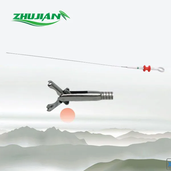 High quality Hysteroscopy Loop catching forceps Hysteroscope forceps Flexible forceps 2.4mm  for Surgical  instruments    .jpg