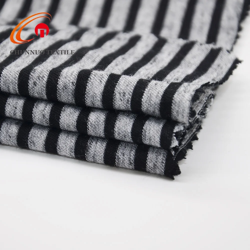 Текстильная полосатая кормушка Chunnuo, 57% полиэстер/34% вискоза/9% Лен, одиночная Спортивная Трикотажная Ткань