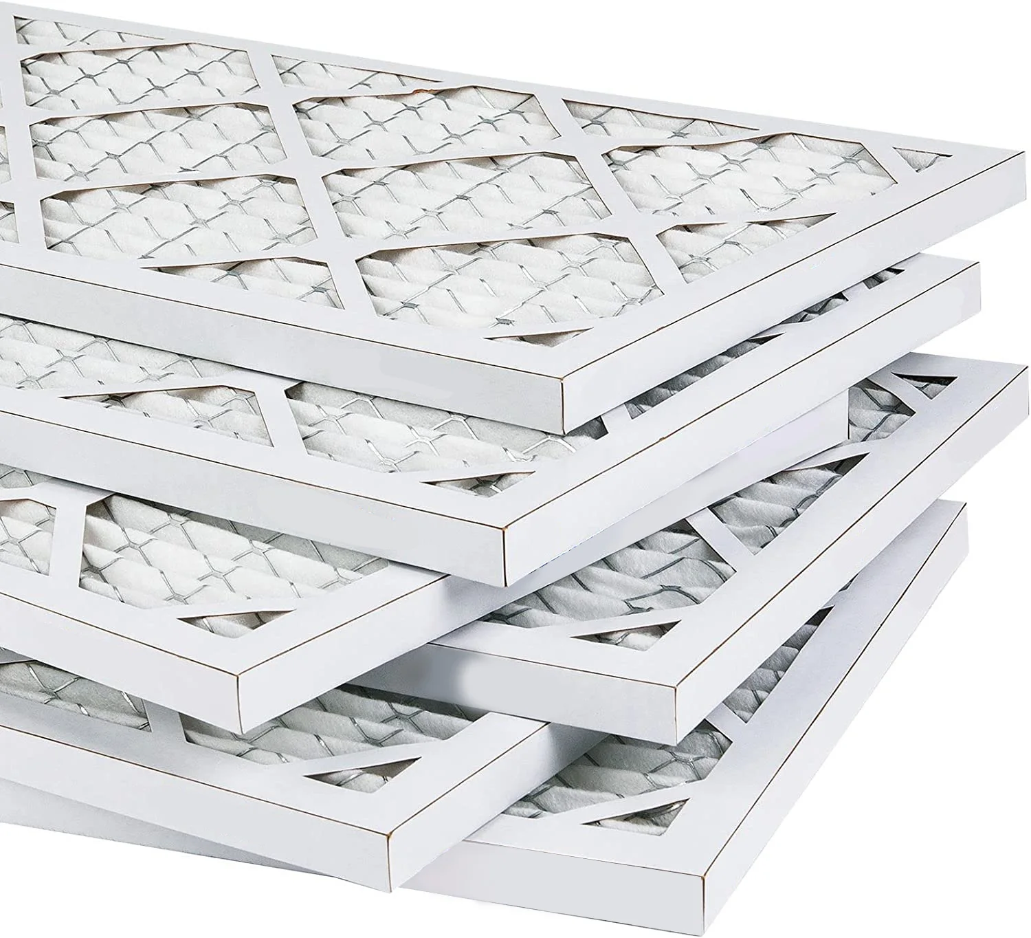 Customized OEM MERV 8 Paper Frame Furnace Air Conditioner Pleated Air Filter