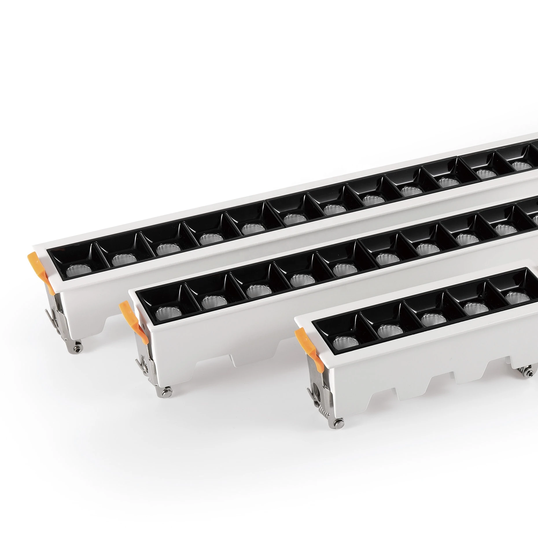 5/10/15 Grilles Embedded Recessed Led Linear Light Ceiling Bar Light Die Cast Aluminum 10W 15W 20W 30W 90 Modern Aluminum Alloy