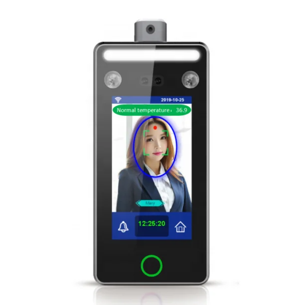Udohow human body temperature measurement face recognition Access Control terminal
