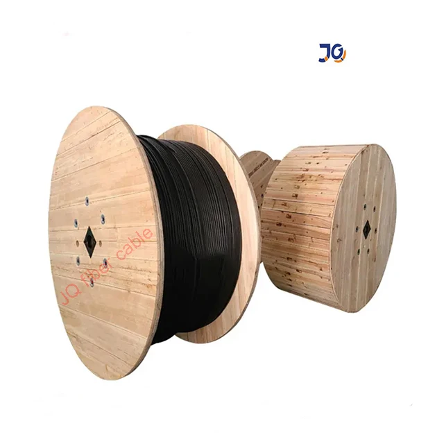 aramid yarn outdoor aerial all dielectric self-supporting span 100m  fibra optica 144 hilos ADSS  fibra optics cable