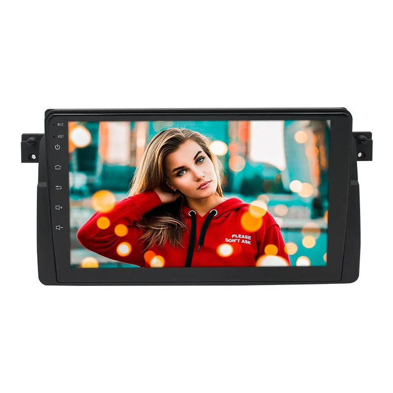 9 Inch Android Screen Car stereo multimedia system GPS Navigator Rear View monitor For BMW E46 1998-2005