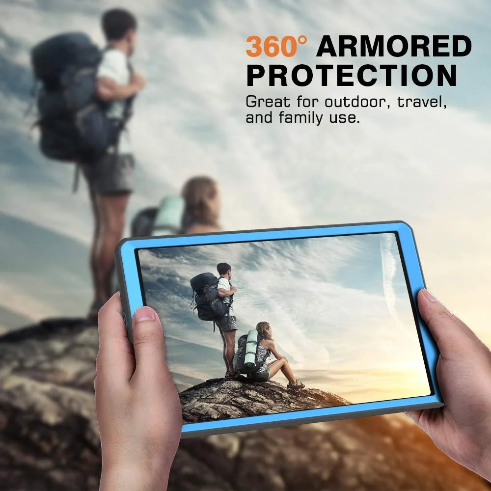  Ударопрочный гибридный армированный чехол MoKo с полным покрытием для Samsung Galaxy Tab A 10 1 T510/T515 защитной пленкой