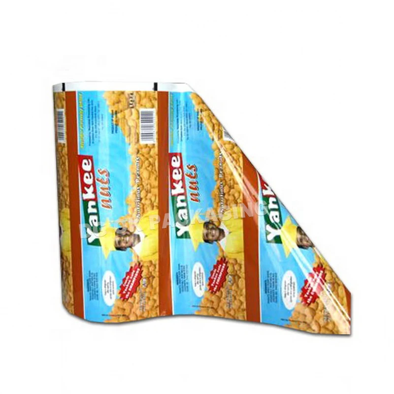 Product Laminated Food Packaging Film Roll Metallized  High Barrier Film Roll Ice Cream Popsicle Packaging Plastic Film Roll