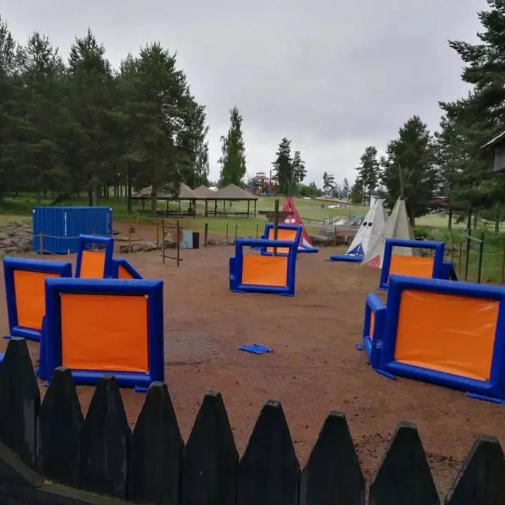 hot sales commercial grade tactical inflatable air bunker,inflatable shelter wall paintball bunker with custom design