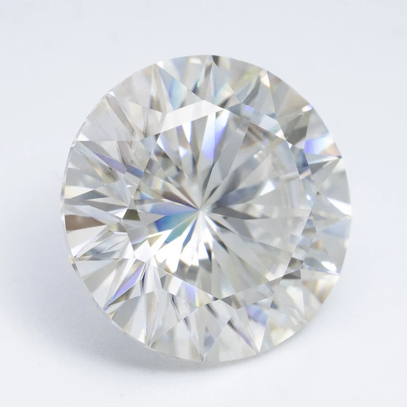 Wholesale D Black Yellow Green Blue Pink Grey Red Champagne Loose Gemstones Diamond  Round Pear Shape Moissanite Stone