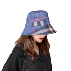wholesale classical women fashionable print hats big brand hats luxury bucket hat