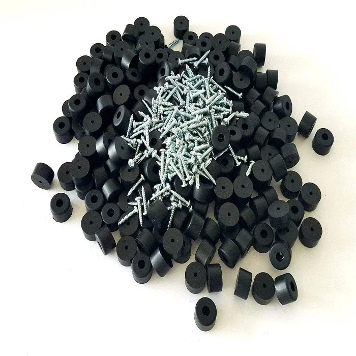 custom made 20mm diameter rubber feet for chair
