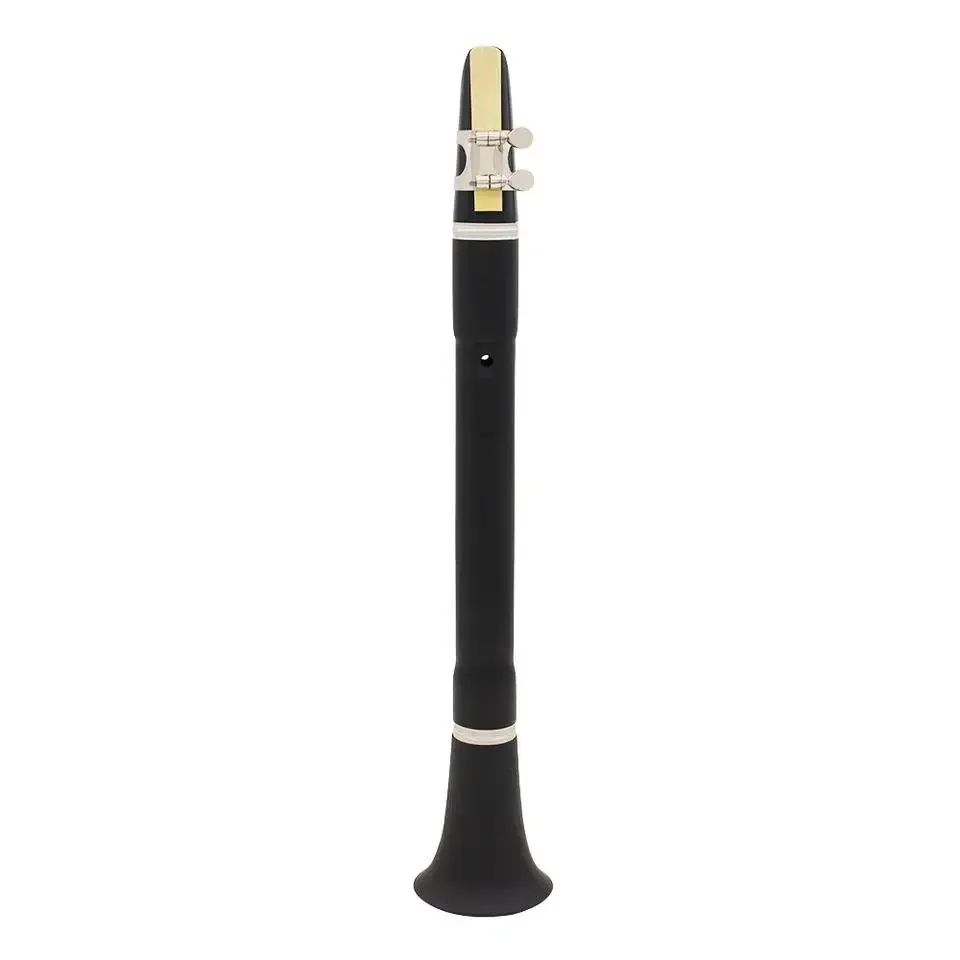 Factory Wholesale Musical Instrument High Quality Black Keyless Clarinet Set Beginner Clarinet Klarnet For Beginners