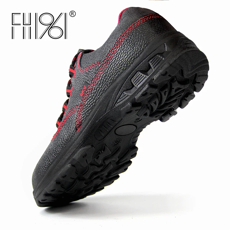 FH1961 All-Weather Waterproof Safety Shoes for Outdoor Work Environments High Traction Sole