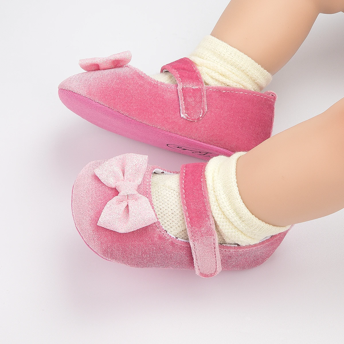 Весенне-летняя обувь для новорожденных девочек с бантом для вечеринки