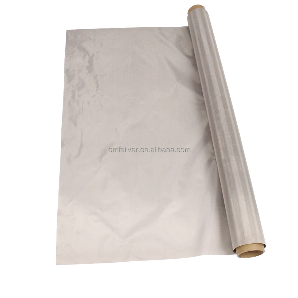 BLOCK EMF Nickel Copper Mesh Gauze Tulle Type Fabric Shielding RFID Reducing EMI EMF Conductive fabric