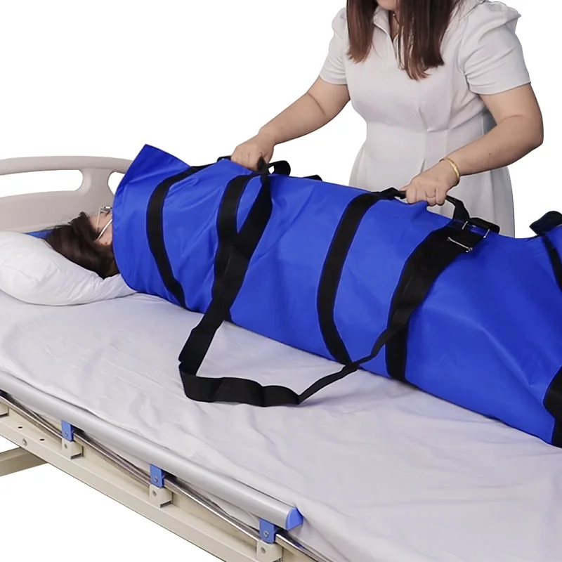 Orange Emergency Transport Stretcher Foldable Portable Lightweight Transfer Board for Patient Nnimal Rescue with 12 Handles