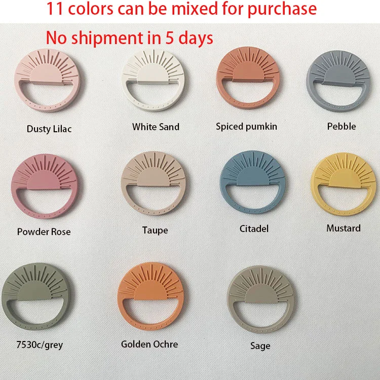 Wholesale BPA Free Silicone Suction Bowl Plate Spoon Sunrise Teethers Snack Cup Baby Silicone Feeding Set