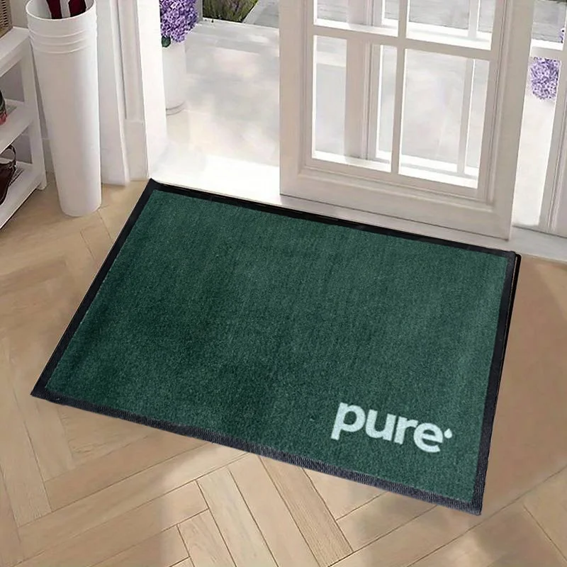 Customized Logo Absorbent Nylon Large Rubber Entry Floor Door Mat