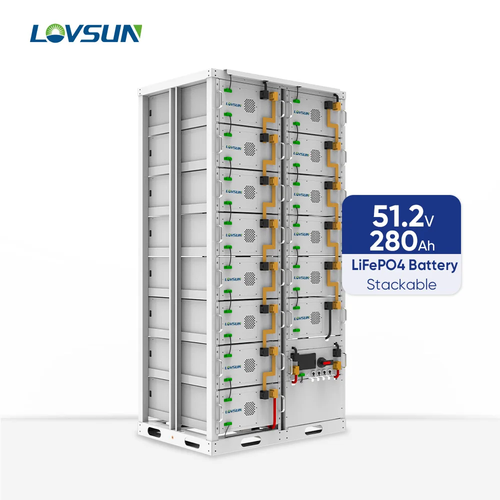 High Voltage Battery Power Rack Battery 51.2V 280Ah 10kWh 20kWh 50kWh 100kWh LifePO4 Home Energy Storage Battery