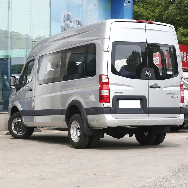 2025 Brand New Foton Chinese 15Seats Cummins Mini Bus Vehicle
