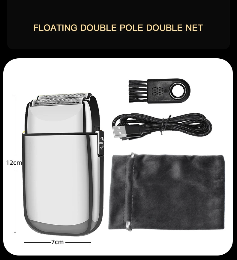 Лидер продаж, высокоскоростной электробритва золотого цвета, умный мужской триммер для бороды, бритва, перезаряжаемые бритвы и триммеры, бритва, Парикмахерская