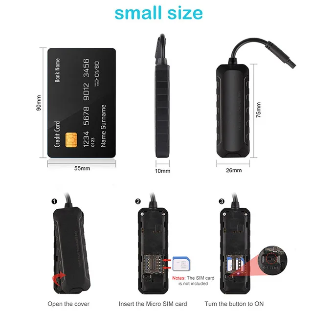 Accurate Wetrack lite GV25 mini hidden jimi track solid vehicle concox ET25 gps tracker with engine shut off