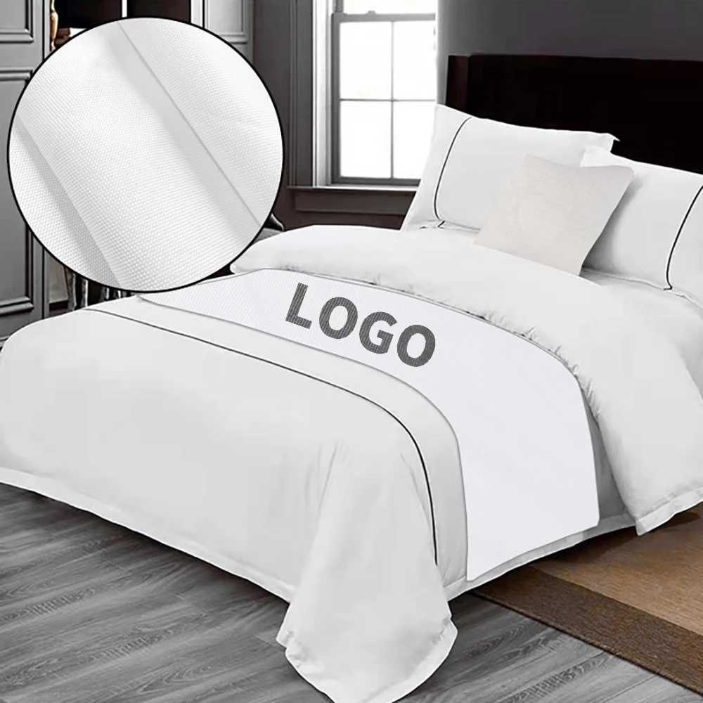 New Guangzhou Gold Edge Classic Queen Size Luxury Bed Runner Cushions Decorative Hotel Bed Runner